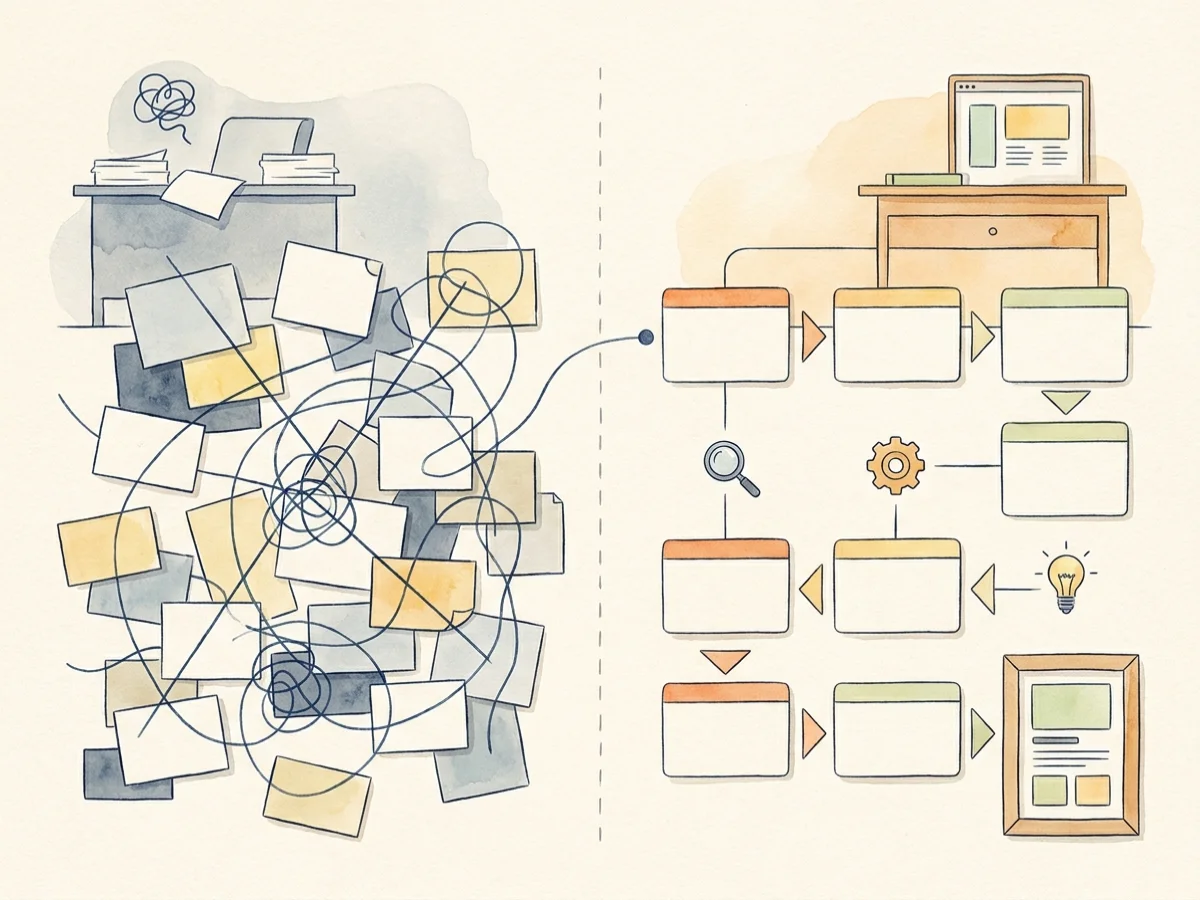 messy-design-process-clear-case-study article visual
